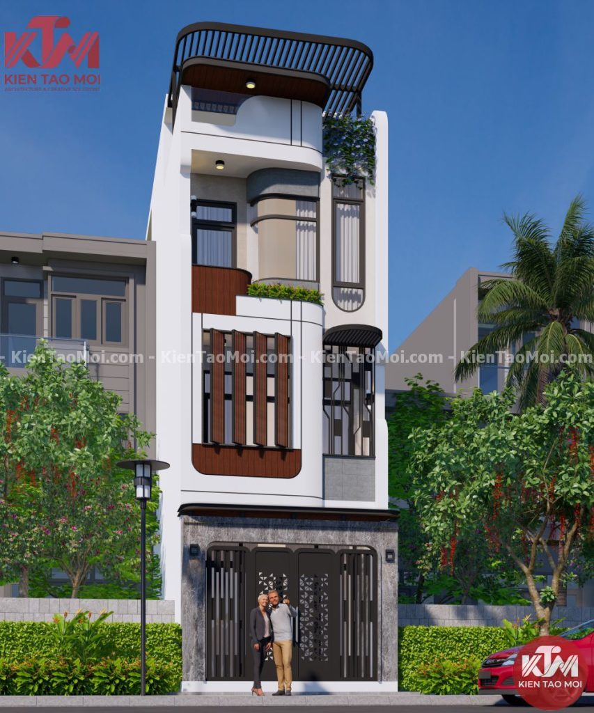 Mẫu thiết kế nhà phố 1 trệt 2 lầu 1 tum - Dành cho Đôi vợ chồng Trẻ đường Thành mỹ Mẫu thiết kế nhà phố 1 trệt 2 lầu 1 tum - Dành cho Đôi vợ chồng Trẻ đường Thành mỹ