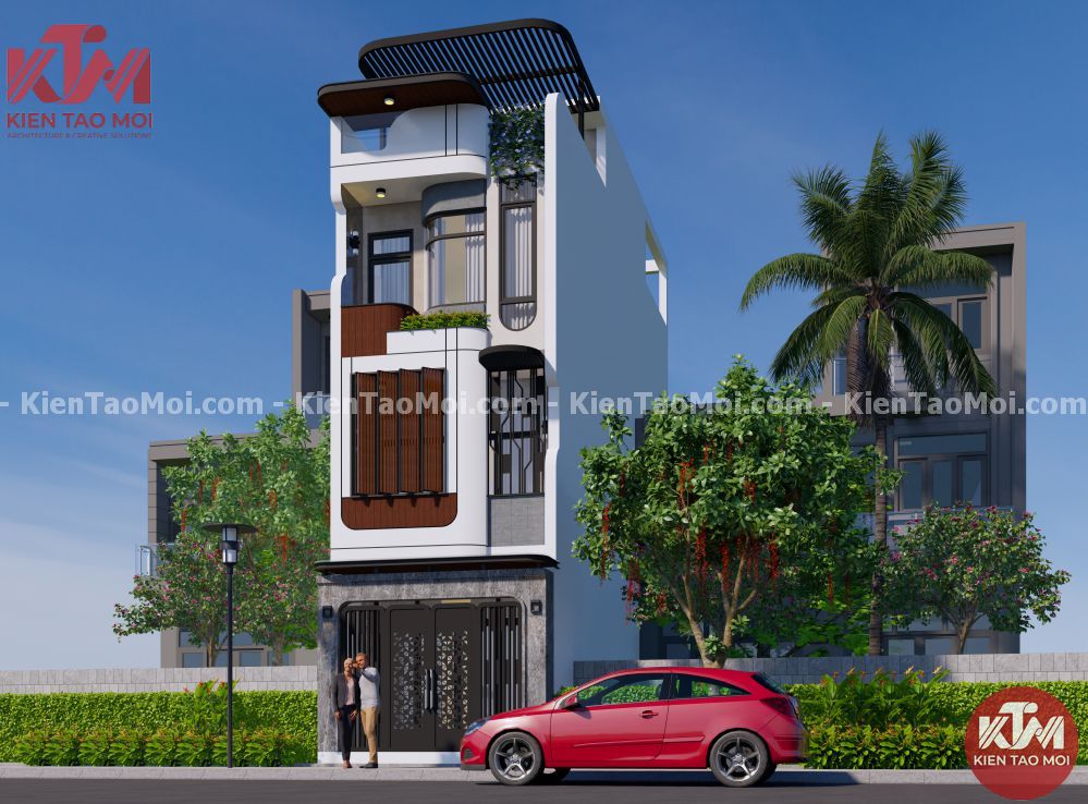 Mẫu thiết kế nhà phố 4m 1 trệt 2 lầu 1 tum tại Đường Thành Mỹ (P. Tân Hòa) Mẫu thiết kế nhà phố 4m 1 trệt 2 lầu 1 tum tại Đường Thành Mỹ (P. Tân Hòa)