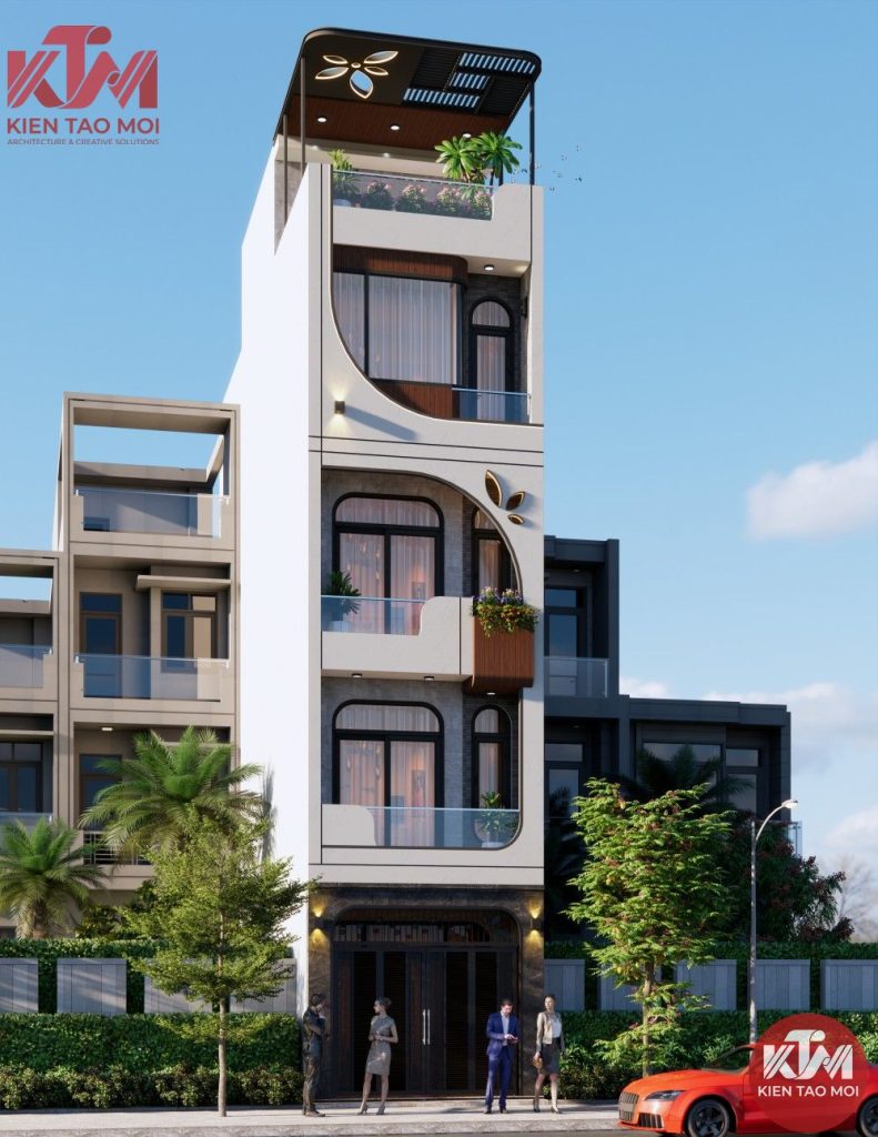 Chiêm ngưỡng mẫu thiết kế Nhà Phố 1 Trệt - 4 Lầu sang trọng, tinh tế, mềm mại Chiêm ngưỡng mẫu thiết kế Nhà Phố 1 Trệt - 4 Lầu sang trọng, tinh tế, mềm mại